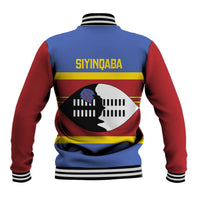 Swaziland Baseball Jacket Siyinqaba Eswatini Flag Style - Wonder Print Shop
