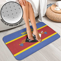 Swaziland Bathroom Set Siyinqaba Eswatini Flag Style - Wonder Print Shop