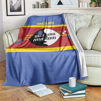 Swaziland Blanket Siyinqaba Eswatini Flag Style - Wonder Print Shop