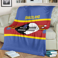 Swaziland Blanket Siyinqaba Eswatini Flag Style - Wonder Print Shop