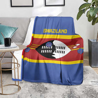 Swaziland Blanket Siyinqaba Eswatini Flag Style - Wonder Print Shop