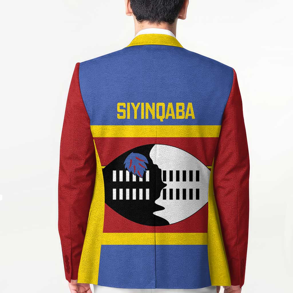 Swaziland Blazer Siyinqaba Eswatini Flag Style - Wonder Print Shop