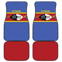 Swaziland Car Mats Siyinqaba Eswatini Flag Style - Wonder Print Shop