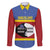 Swaziland Family Matching Long Sleeve Bodycon Dress and Hawaiian Shirt Siyinqaba Eswatini Flag Style - Wonder Print Shop