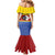 Swaziland Family Matching Mermaid Dress and Hawaiian Shirt Siyinqaba Eswatini Flag Style - Wonder Print Shop