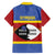 Swaziland Family Matching Summer Maxi Dress and Hawaiian Shirt Siyinqaba Eswatini Flag Style - Wonder Print Shop