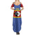 Swaziland Family Matching Summer Maxi Dress and Hawaiian Shirt Siyinqaba Eswatini Flag Style - Wonder Print Shop