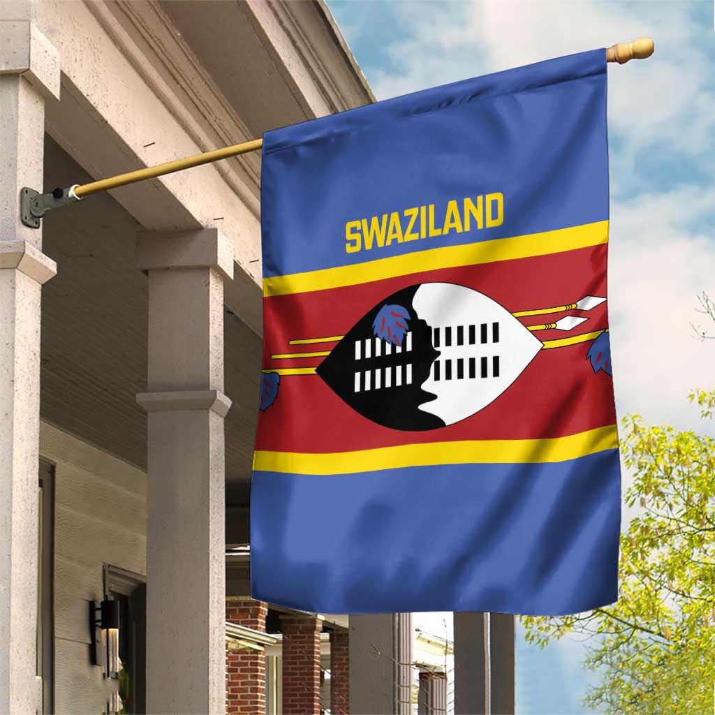 Swaziland Garden Flag Siyinqaba Eswatini Flag Style - Wonder Print Shop