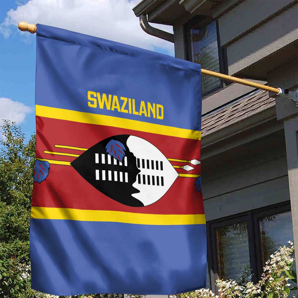 Swaziland Garden Flag Siyinqaba Eswatini Flag Style - Wonder Print Shop