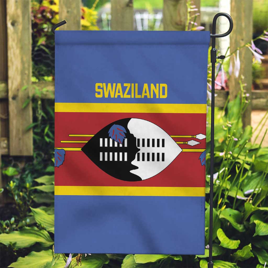 Swaziland Garden Flag Siyinqaba Eswatini Flag Style - Wonder Print Shop