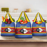 Swaziland Grocery Bag Siyinqaba Eswatini Flag Style - Wonder Print Shop