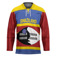 Swaziland Hockey Jersey Siyinqaba Eswatini Flag Style - Wonder Print Shop