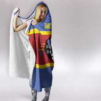 Swaziland Hooded Blanket Siyinqaba Eswatini Flag Style - Wonder Print Shop