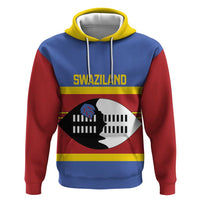 Swaziland Hoodie Siyinqaba Eswatini Flag Style - Wonder Print Shop