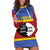 Swaziland Hoodie Dress Siyinqaba Eswatini Flag Style - Wonder Print Shop