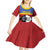 Swaziland Kid Short Sleeve Dress Siyinqaba Eswatini Flag Style - Wonder Print Shop