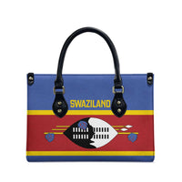Swaziland Leather Bag Siyinqaba Eswatini Flag Style - Wonder Print Shop