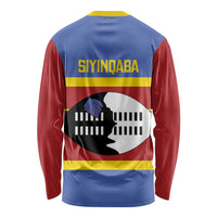Swaziland Long Sleeve Shirt Siyinqaba Eswatini Flag Style - Wonder Print Shop