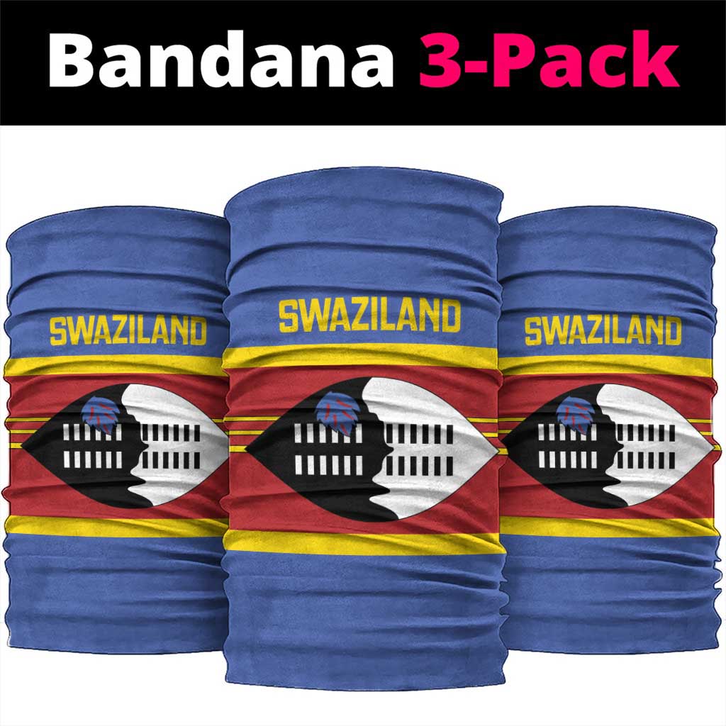 Swaziland Neck Gaiter Siyinqaba Eswatini Flag Style - Wonder Print Shop
