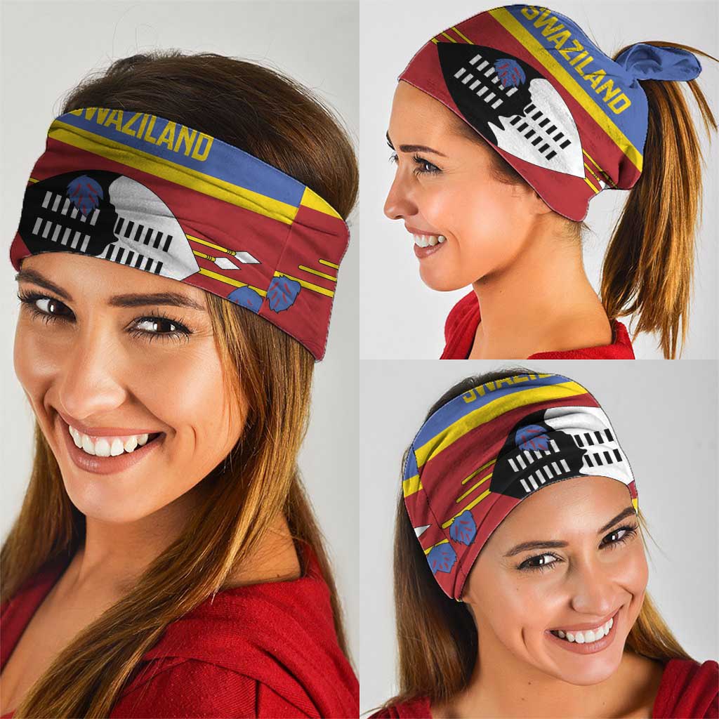 Swaziland Neck Gaiter Siyinqaba Eswatini Flag Style - Wonder Print Shop