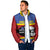 Swaziland Padded Jacket Siyinqaba Eswatini Flag Style - Wonder Print Shop