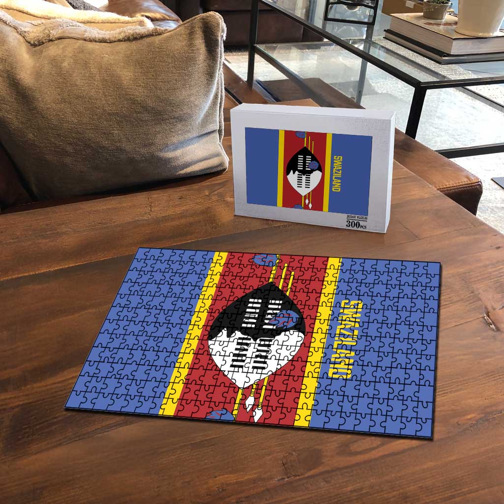 Swaziland Puzzle Siyinqaba Eswatini Flag Style - Wonder Print Shop