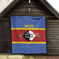 Swaziland Quilt Siyinqaba Eswatini Flag Style - Wonder Print Shop
