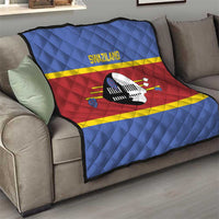 Swaziland Quilt Siyinqaba Eswatini Flag Style - Wonder Print Shop