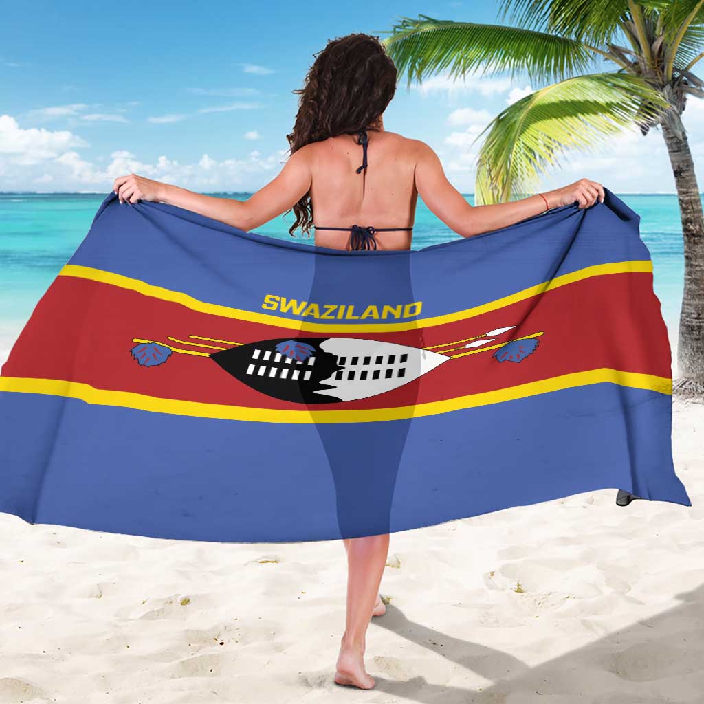 Swaziland Sarong Siyinqaba Eswatini Flag Style - Wonder Print Shop