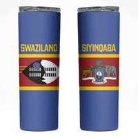 Swaziland Skinny Tumbler Siyinqaba Eswatini Flag Style - Wonder Print Shop