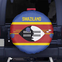 Swaziland Spare Tire Cover Siyinqaba Eswatini Flag Style - Wonder Print Shop