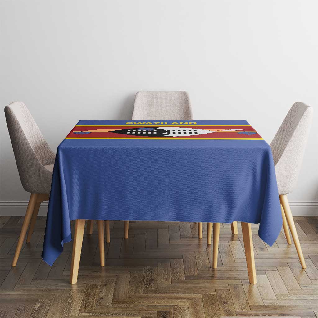 Swaziland Tablecloth Siyinqaba Eswatini Flag Style - Wonder Print Shop