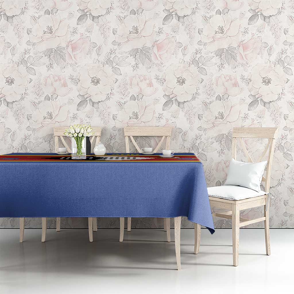 Swaziland Tablecloth Siyinqaba Eswatini Flag Style - Wonder Print Shop