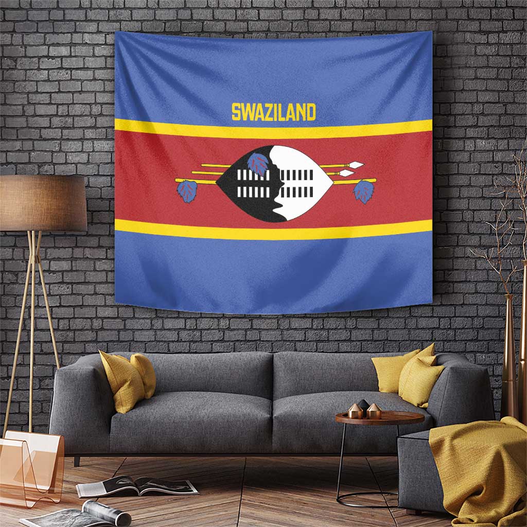 Swaziland Tapestry Siyinqaba Eswatini Flag Style - Wonder Print Shop