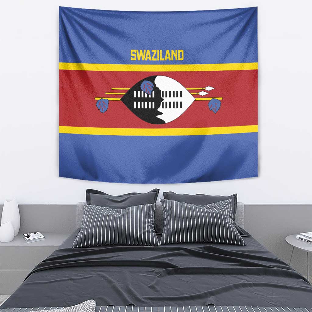 Swaziland Tapestry Siyinqaba Eswatini Flag Style - Wonder Print Shop