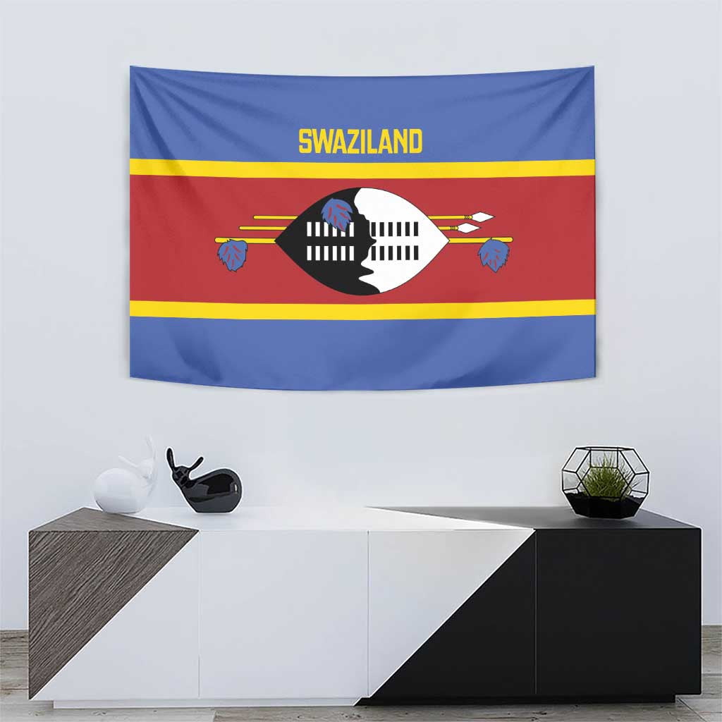 Swaziland Tapestry Siyinqaba Eswatini Flag Style - Wonder Print Shop