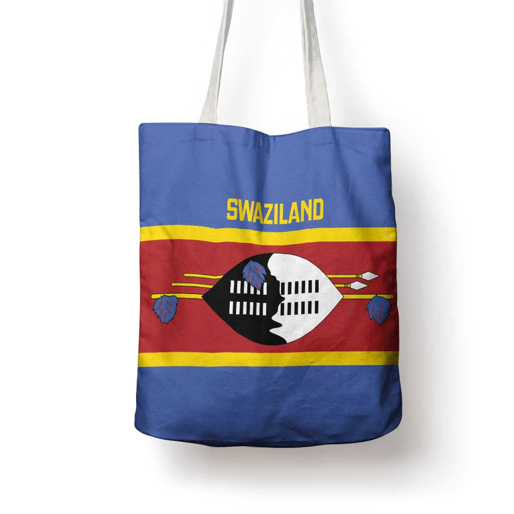 Swaziland Tote Bag Siyinqaba Eswatini Flag Style - Wonder Print Shop