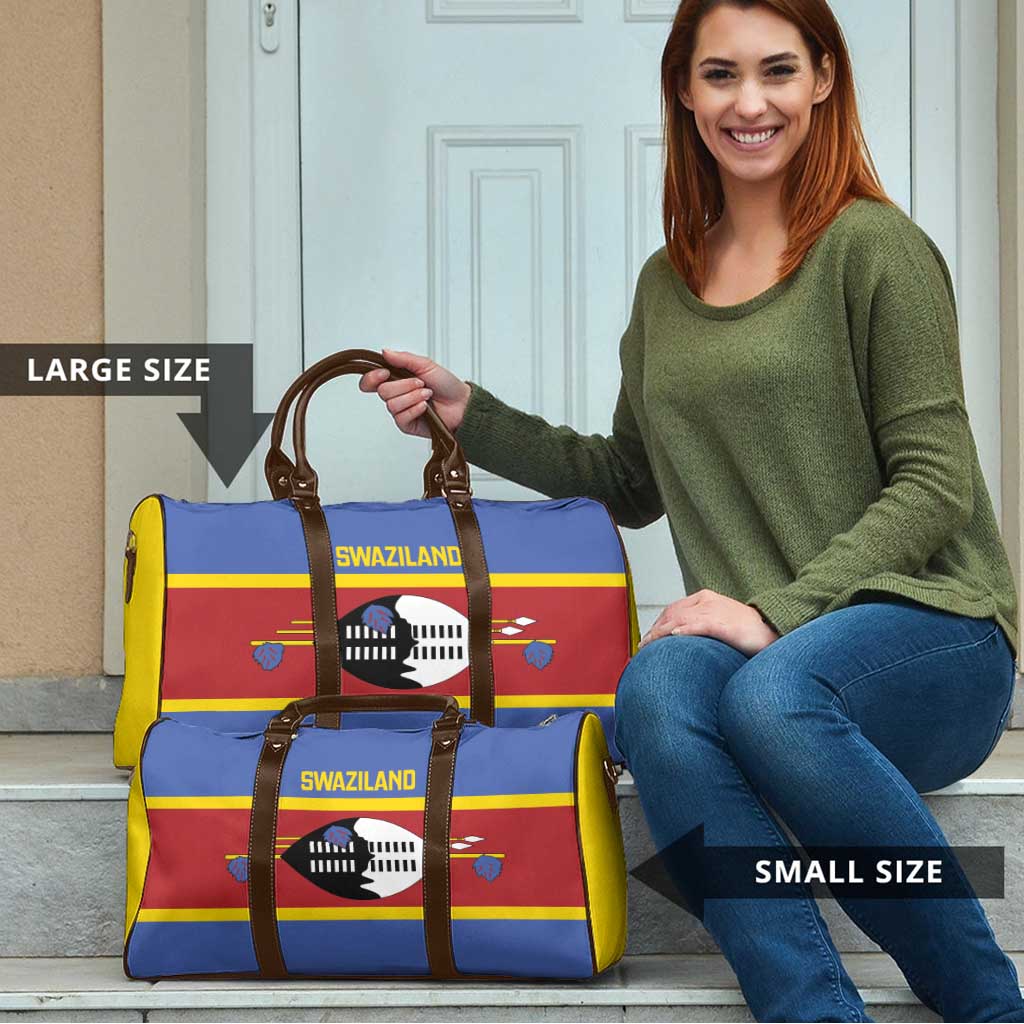 Swaziland Travel Bag Siyinqaba Eswatini Flag Style - Wonder Print Shop