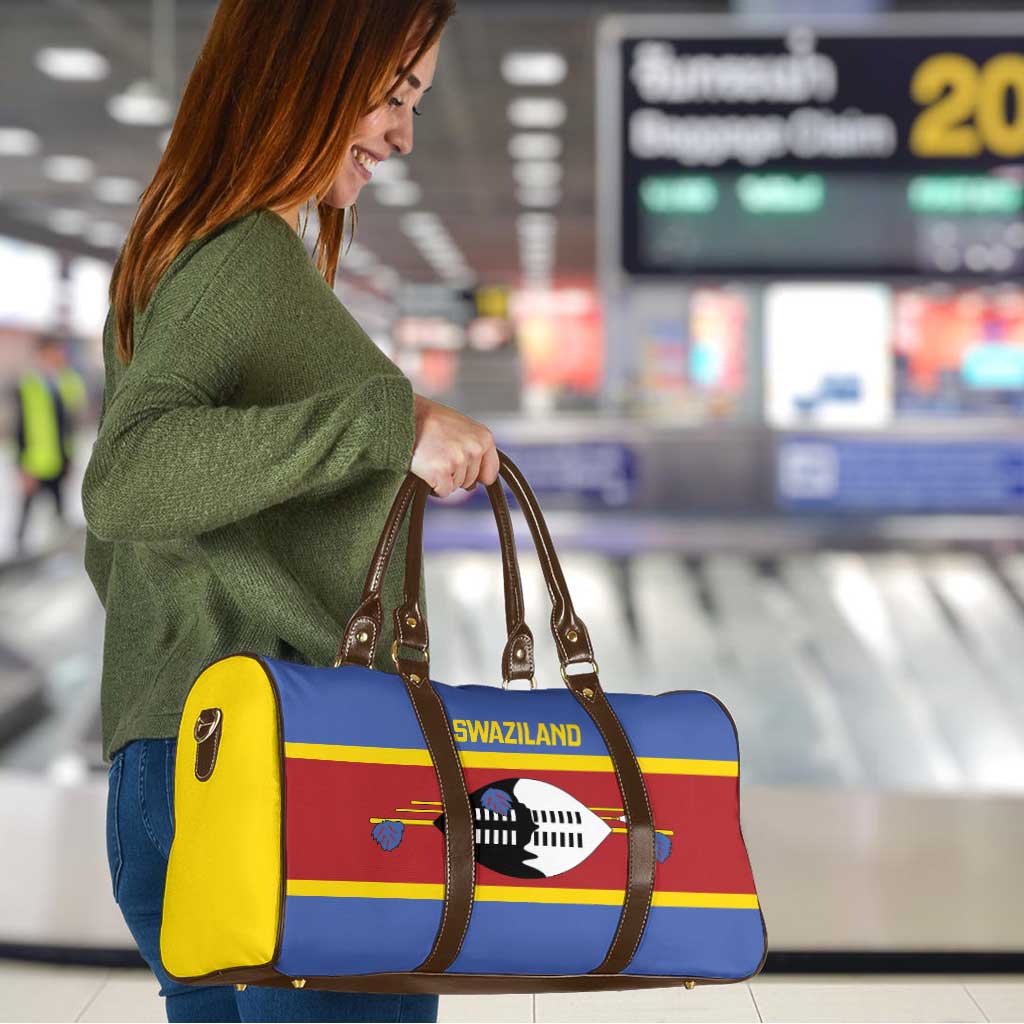 Swaziland Travel Bag Siyinqaba Eswatini Flag Style - Wonder Print Shop
