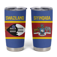 Swaziland Tumbler Cup Siyinqaba Eswatini Flag Style - Wonder Print Shop