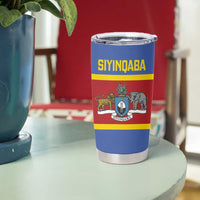 Swaziland Tumbler Cup Siyinqaba Eswatini Flag Style - Wonder Print Shop