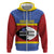 Swaziland Zip Hoodie Siyinqaba Eswatini Flag Style - Wonder Print Shop