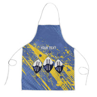 Eswatini Football Custom Apron Sihlangu Semnikati Blue - Wonder Print Shop