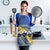 Eswatini Football Custom Apron Sihlangu Semnikati Blue - Wonder Print Shop
