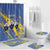 Eswatini Football Custom Bathroom Set Sihlangu Semnikati Blue - Wonder Print Shop