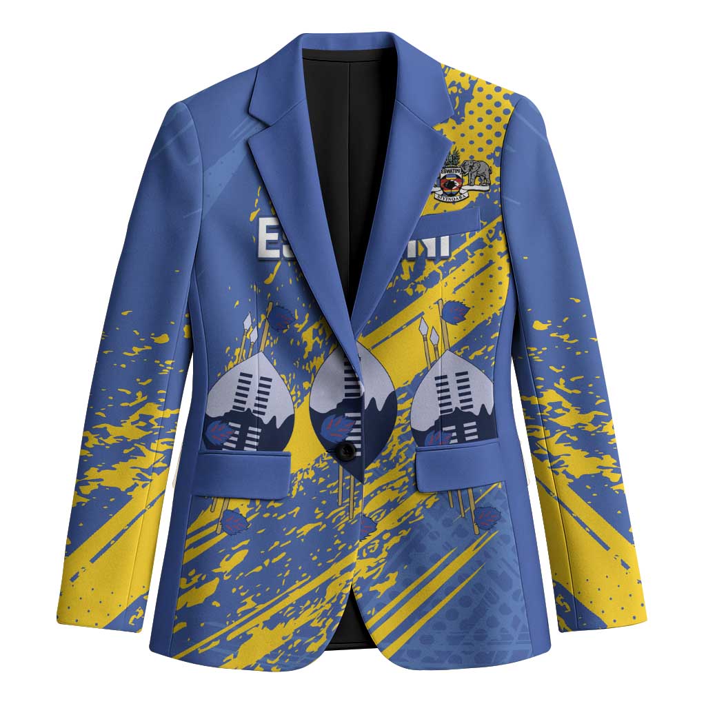 Eswatini Football Custom Blazer Sihlangu Semnikati Blue - Wonder Print Shop