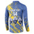 Eswatini Football Custom Button Sweatshirt Sihlangu Semnikati Blue - Wonder Print Shop