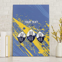 Eswatini Football Custom Canvas Wall Art Sihlangu Semnikati Blue - Wonder Print Shop