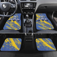 Eswatini Football Custom Car Mats Sihlangu Semnikati Blue - Wonder Print Shop