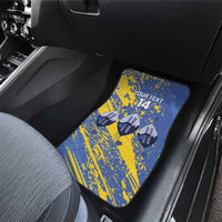 Eswatini Football Custom Car Mats Sihlangu Semnikati Blue - Wonder Print Shop